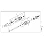 John Deere XUV825M - PC13308 - Front Axle - ST897605