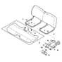 John Deere XUV825M - PC13309 - Bench Seat - ST898707