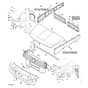 John Deere XUV825M - PC16090 - Hood ( - 080000) - ST1001117