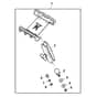 John Deere XUV835E - PC16094 - Tablet Mount - ST1031227