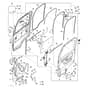 John Deere XUV835M - PC16082 - Door Kit - ST1002633