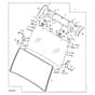 John Deere XUV835M - PC16082 - Windshield Kit - ST1024912