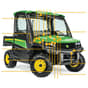 John Deere XUV835R S.N. - 040000 Gator - Quick Reference Guide