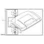 John Deere XUV850D - PC9619 - Roof Kit - ST565230