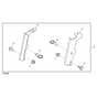 John Deere XUV855D - PC9959 - Light Bracket - ST809761
