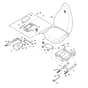 John Deere XUV855E - PC13313 - Seat - ST897541