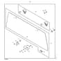 John Deere XUV855E - PC13313 - Rear Window - ST898876