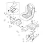 John Deere XUV855M - PC13311 - Bucket Seat - ST897458