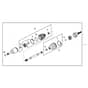 John Deere XUV855M - PC13312 - Rear Axle - ST897607