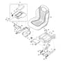 John Deere XUV855M - PC16089 - Seat - ST1001242