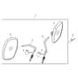 John Deere XUV855M - PC16089 - Exterior Mirror - ST1009534