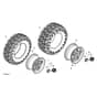 John Deere XUV865E - PC16095 - Wheels (050001 - ) - ST1032073