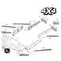John Deere XUV865M - PC13098 - Hood - ST899039