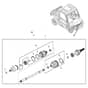 John Deere XUV865M - PC13098 - Front Axle - ST900694