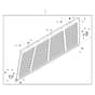 John Deere XUV865M - PC16092 - Rear Screen - ST1031200