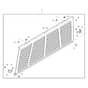 John Deere XUV865R - PC13099 - Rear Screen - ST868326