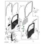 John Deere XUV875R - PC16760 - Door - ST2022428