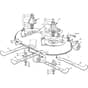 XX 220 HD - 2016-2022 - 2T1320673/C16 - Castel Garden Ride On Mower Cutting Plate Diagram