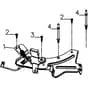 Cobra Y415V - Engine Aug 2022 MX460SPC Blade Brake Assy Diagram
