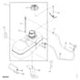 John Deere Z225 - PC9593 - Fuel Tank (100001 - ) - ST518329