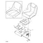 John Deere Z225 - PC9593 - Seat ( - 060000) - ST518385