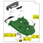 John Deere Z315E - PC16401 - Deck Shell - ST1065101