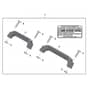 John Deere Z320M - PC16402 - Footrest Kit - ST1064866