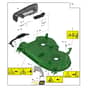 John Deere Z320R - PC16403 - Deck Shell - ST1065101