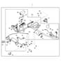 John Deere Z345M - PC13090 - Chassis Wiring (160001 - ) - ST1007161