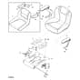 John Deere Z425 - PC9594 - Seat ( - 060000) - ST516526
