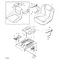 John Deere Z425 - PC9594 - Seat (060001 - 100000) - ST516527