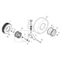 John Deere Z425 - PC9594 - Wheel (016129 - 080000) - ST516533