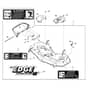 John Deere Z425 - PC9594 - Mower Deck (040001 - 080000) - ST516545