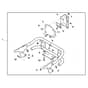 John Deere Z525E - PC12790 - Rear Bumper - ST838157