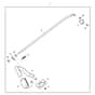 John Deere Z525E - PC12790 - Foot Lift - ST838728