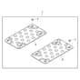 John Deere Z525E - PC12790 - Foot Mat - ST867419