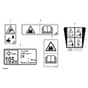 John Deere Z545R - PC13916 - Labels - ST1010229
