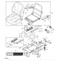John Deere Z950R - PC11782 - Seat W/ (050001 - 080000) - ST862647