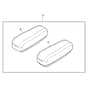 John Deere Z950R - PC11782 - Armrest Kit - ST940228