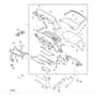 John Deere Z997R - PC12156 - Hood Kit ( - 040947) - ST778401