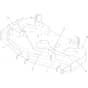 Toro Z Master 122cm - 74048TE (410170000 - 411435567) Deck Decal No. 144-6586