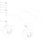 Toro Z Master 122cm - 74456TE (412000000 - 414400999) Caster Wheel and Fork