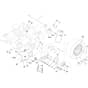 Toro Z Master 132cm - 72264TE (406430000 - 409547309) Main Frame and Rear Wheel