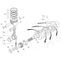 Toro Z Master 132cm - 72264TE (409547310 - 411699999) Piston and Crankshaft