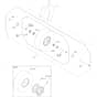 Toro Z Master 132cm - 74053TE (414324427 - 414387043) Caster Wheel and Fork