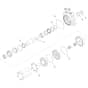 Toro Z Master 152cm - 72279TE (410000000 - 999999999) Hydraulic Motor No. 112-8357 (CCW)