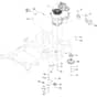 Toro Z Master 152cm - 74056TE (418031645 - 418290467) Engine, Clutch and Muffler