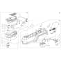 EGO ZT4200E-L - Ride-on Mower (Feb 2023) Left Cover Assembly Diagram