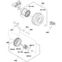 Snapper ZTX350 2691410-00 Wheel and Tyre Group