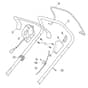 EMPRESS 41 Li - 2021 - 2L0432803/M21 - Mountfield Rotary Mower Upper Handle Diagram